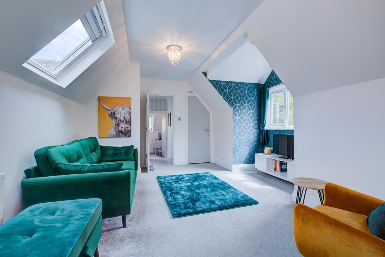 Luxury 3 Bedroom Apartment Close To Beach, Bournemouth & Meyrick Park Exteriör bild